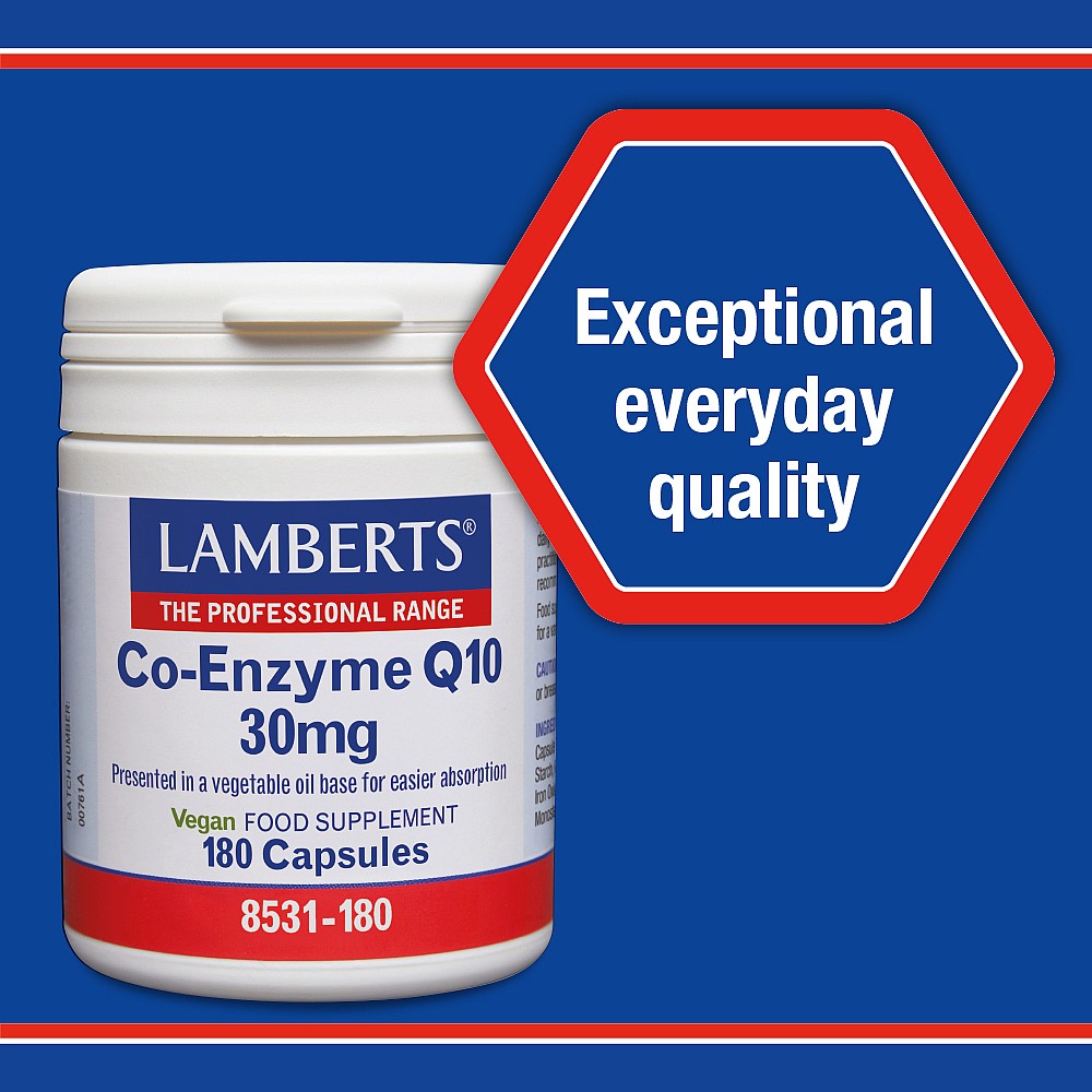 Lamberts Co-Enzyme Q10 30mg