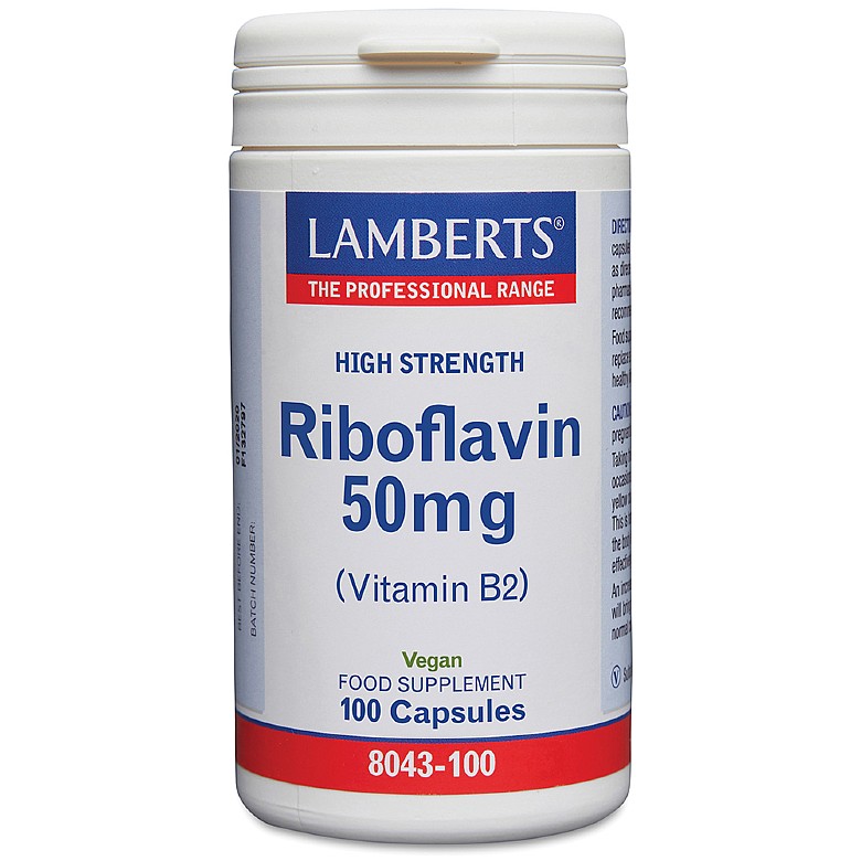 Lamberts Riboflavin 50mg (Vitamon B2)