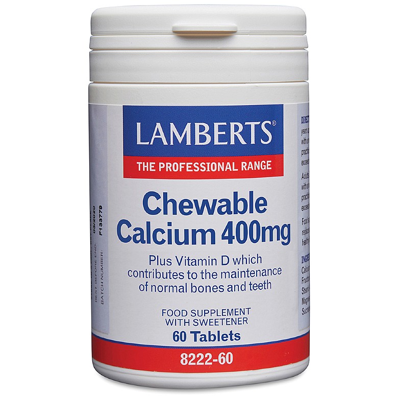 Lamberts Chewable Calcium 400mg