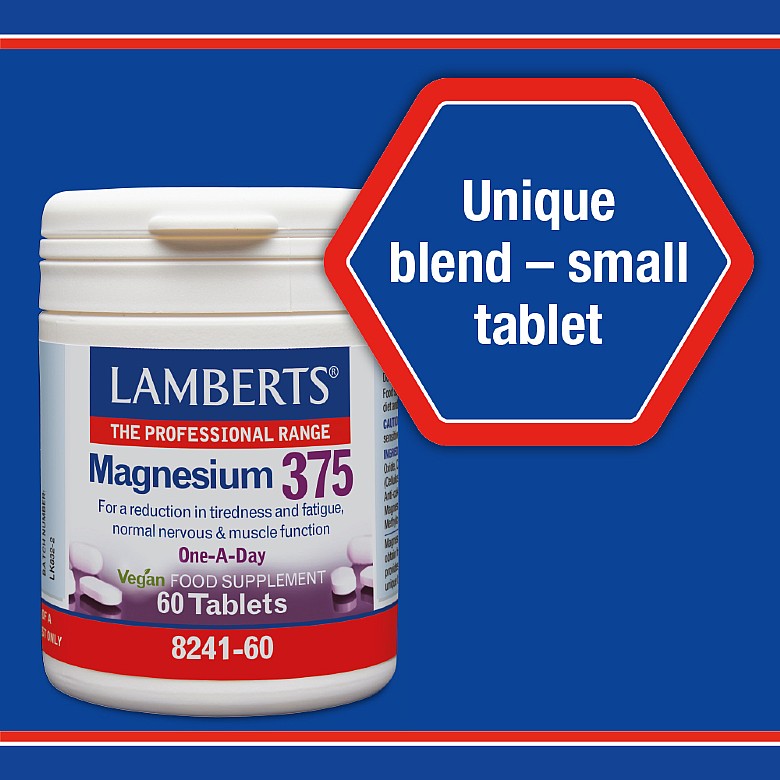 Magnesium 375 Magnesium Lamberts Healthcare
