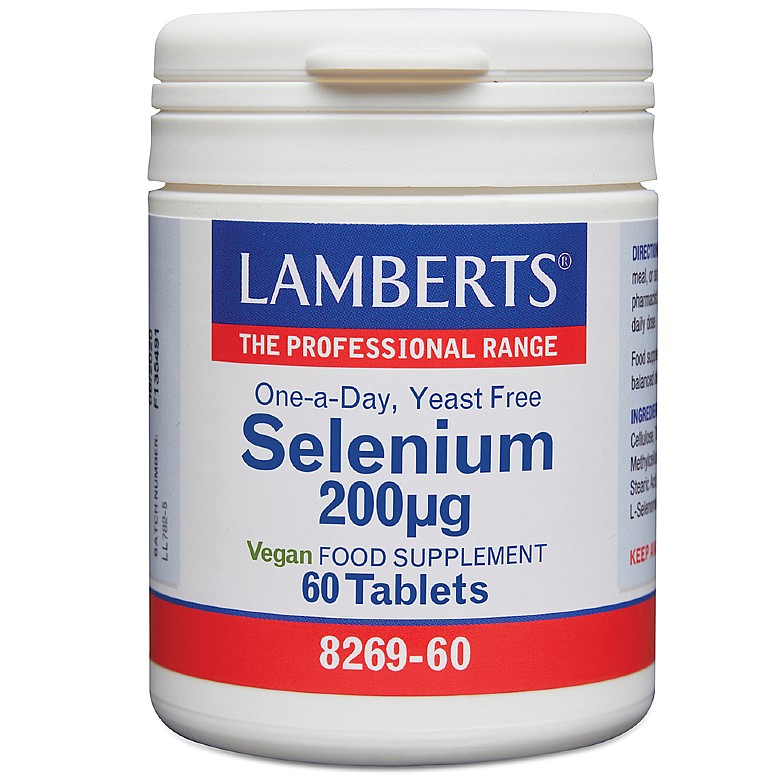 Lamberts Selenium 200µg Tablets