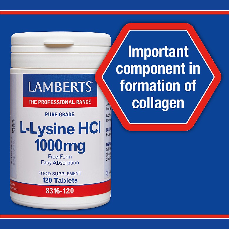 Lamberts L-Lysine 1000mg