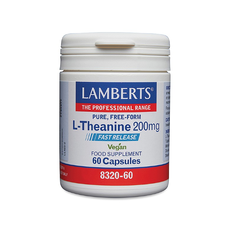 LTheanine 200mg Single Amino Acids Lamberts Healthcare