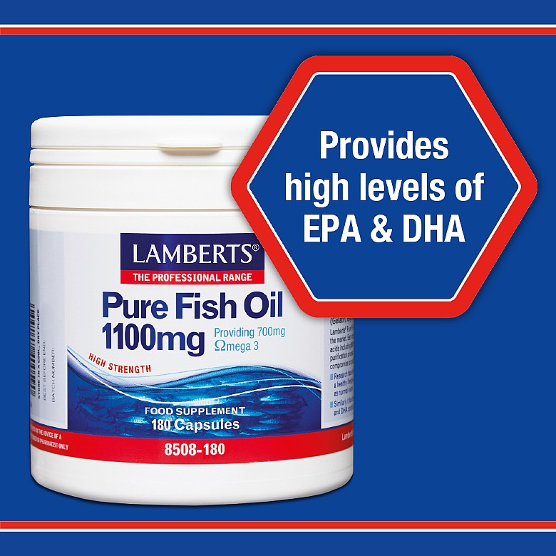 Lamberts Pure Fish Oil 1100mg
