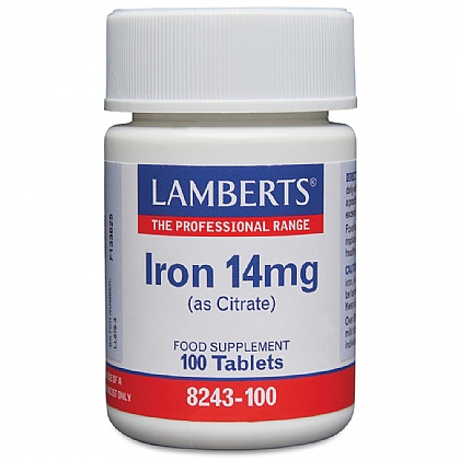 Iron 14mg (as Citrate)
